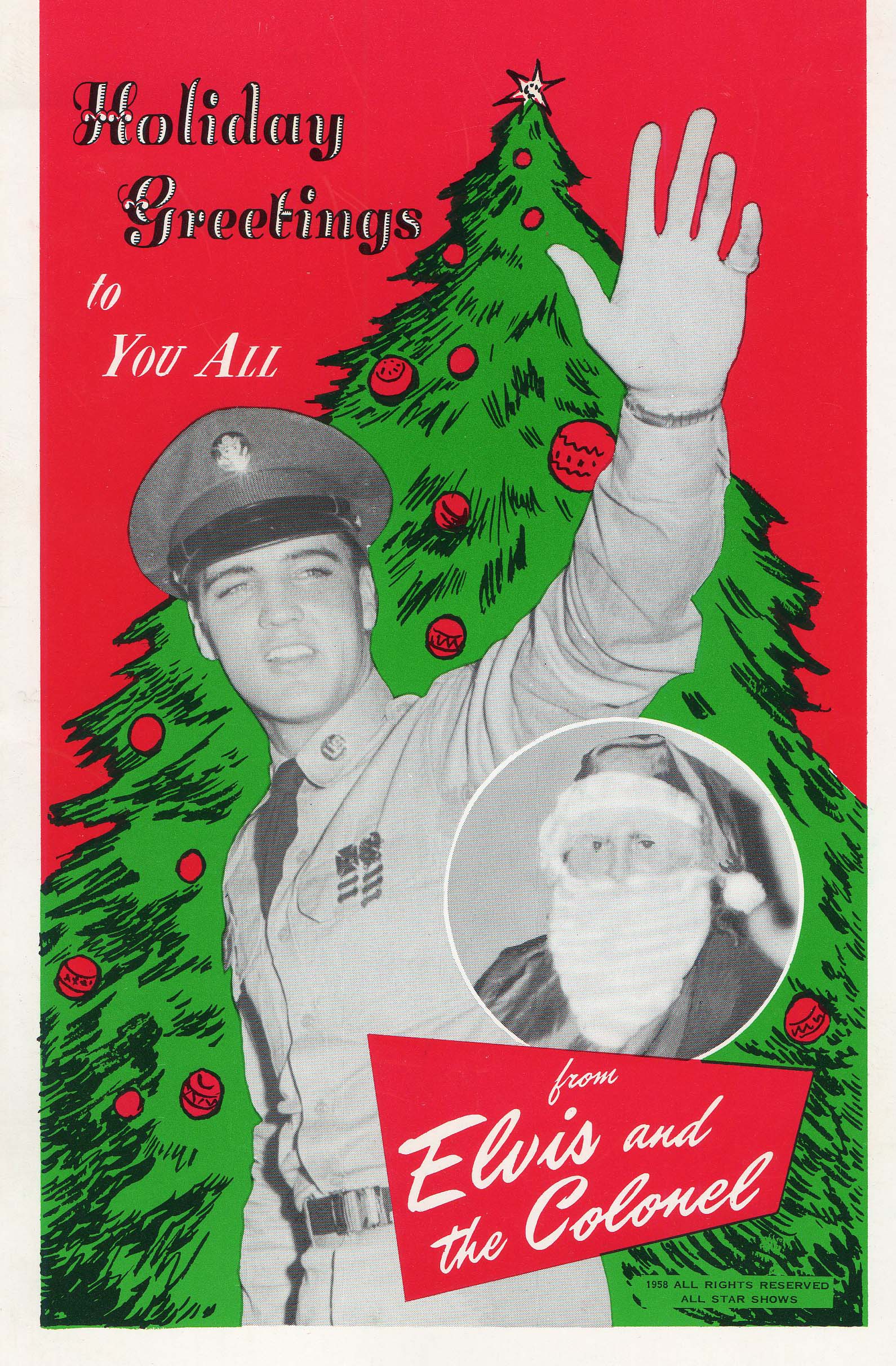 Christmas card 1958